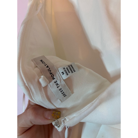 Women's The Reformation White Dress Size M - Picture 6 of 6